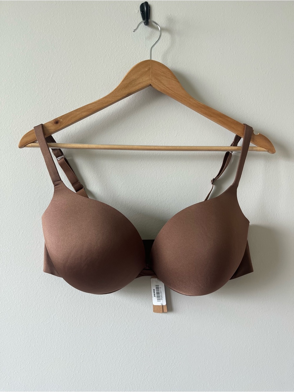 SKIMS Ultimate Push Up Plunge Bra 38D NWT Jasper Color
